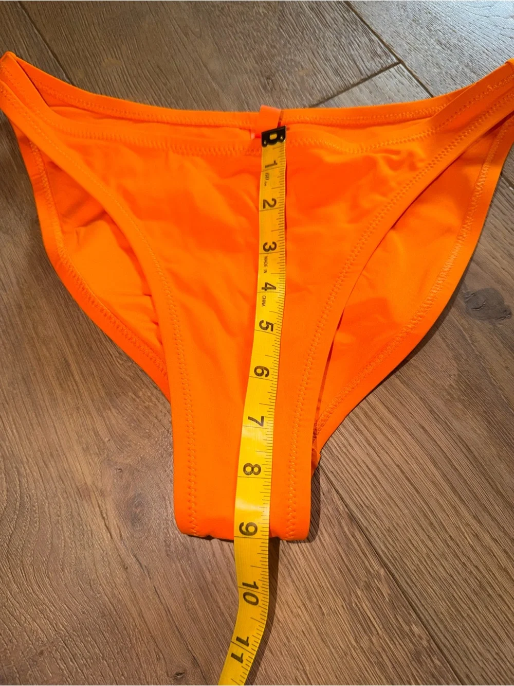 SKIMS Mid Coverage Bikini Bottoms Neon Orange NWOT Small swim beach - Picture 5 of 8